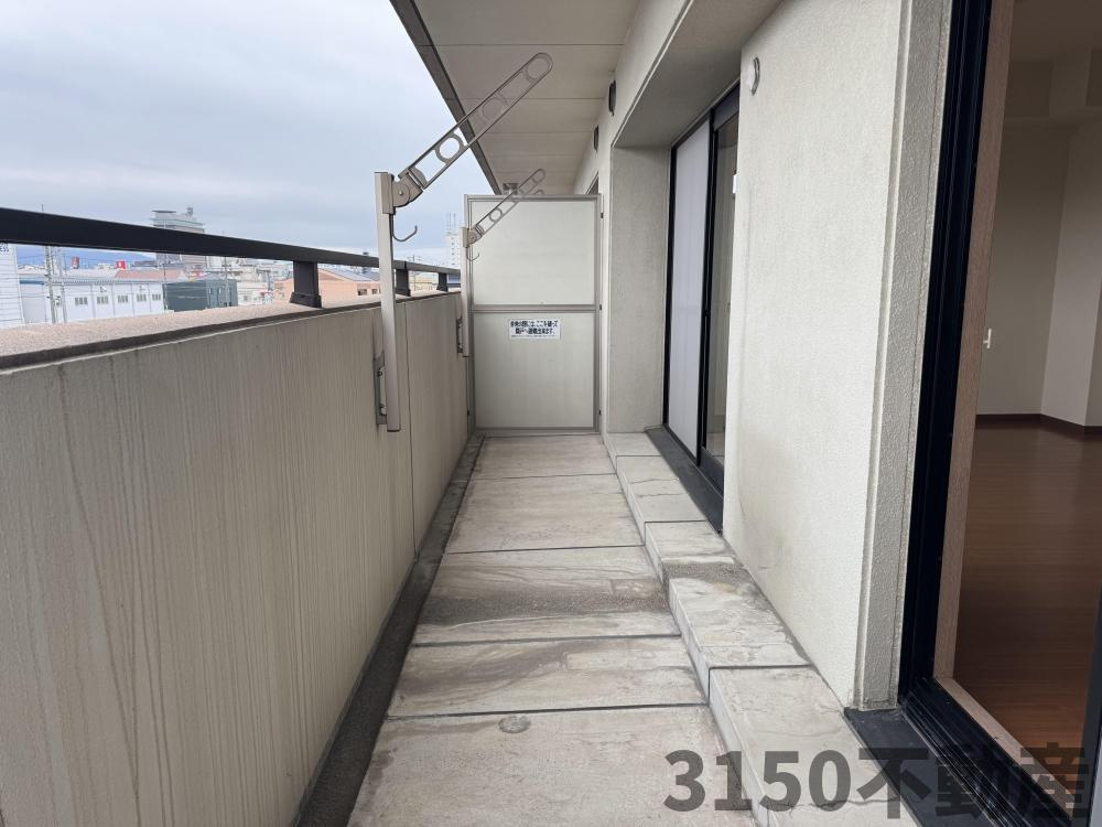 ハイツ南のバルコニー