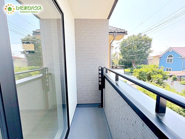 熊谷市久下　新築一戸建て　いろどりアイタウン　02のバルコニー|二面バルコニーなので明るく、風通しのいい快適な住まい!(^^)!