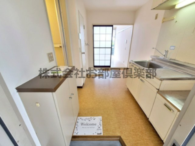 ウッディーハイツの玄関