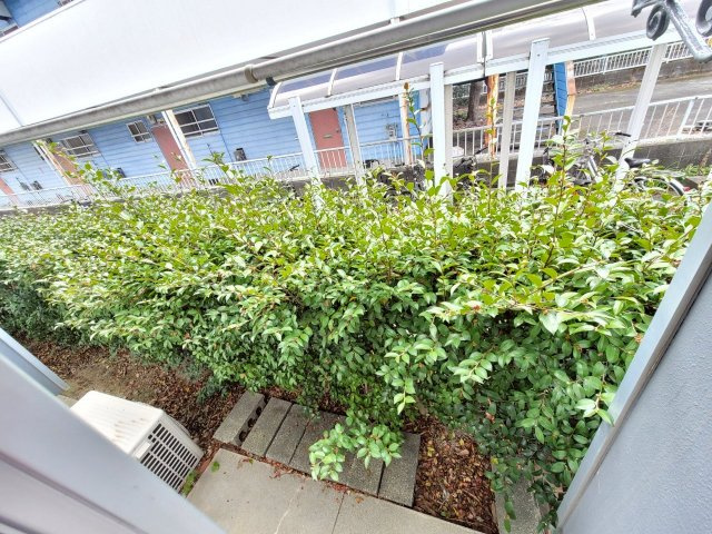 ウッディーハイツのバルコニー