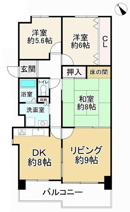 豊中野畑住宅四号棟の画像