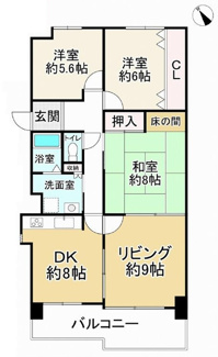 【間取り】 | 豊中野畑団地四号棟