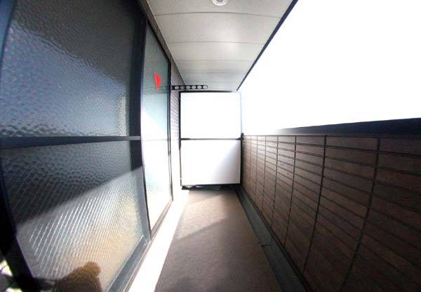 アンプルールフェールフォルスのバルコニー|陽当たり良好なバルコニーです