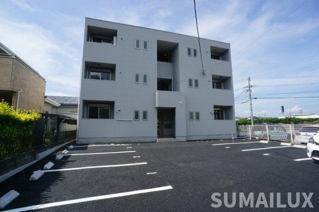 熊本市北区楠８丁目のアパートの外観