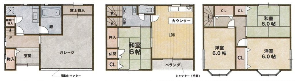 島頭４丁目　中古一戸建ての間取り|間取り図はいかがですか？ご希望を叶える間取りですか？リビングの広さは？水回りの位置は？カウンターキッチン？など色々な情報が集約されています。弊社ではリフォームなどのご相談も承っております。