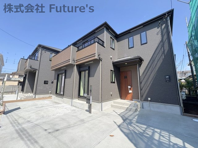 三郷市早稲田7丁目　新築戸建　全4棟　B号棟の外観|JR武蔵野線「三郷」駅徒歩20分またはバス10分『カトレア公園』停歩3分