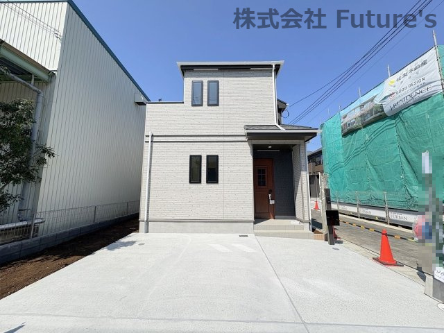 三郷市早稲田7丁目　新築戸建　全4棟　D号棟の外観|JR武蔵野線「三郷」駅徒歩20分またはバス10分『カトレア公園』停歩3分