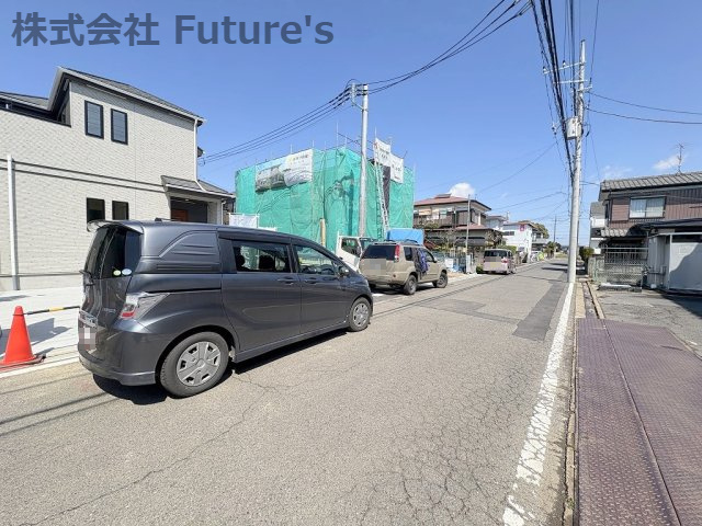 三郷市早稲田7丁目　新築戸建　全4棟　A号棟の前面道路含む現地写真|前面道路含む現地写真です。