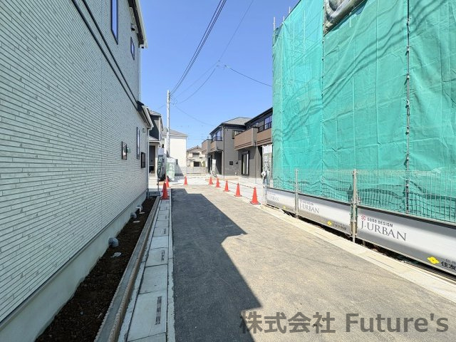 三郷市早稲田7丁目　新築戸建　全4棟　A号棟の前面道路含む現地写真|前面道路含む現地写真です。