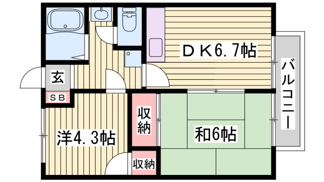 ノーブル御立の間取り