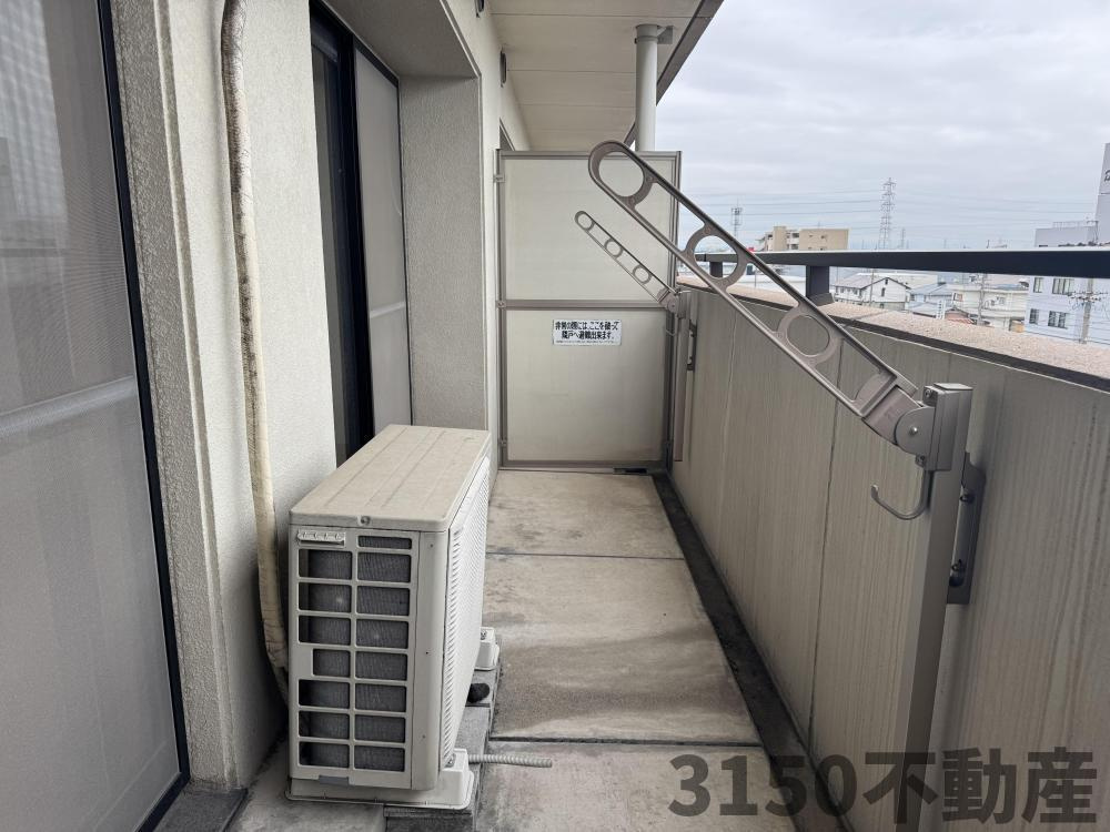 ハイツ南のバルコニー