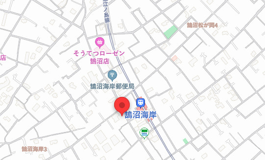 リキッドブルー湘南の地図