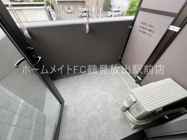 大阪市城東区鴫野東２丁目の賃貸マンションのバルコニー