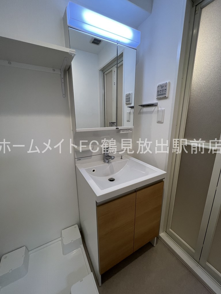大阪市城東区鴫野東２丁目の賃貸マンションの独立洗面台