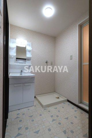 メゾンQの洗面所|2025年4月撮影。