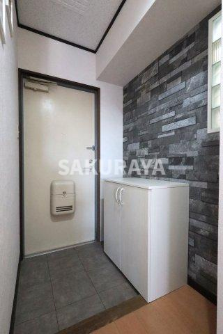 メゾンQの玄関|2025年4月撮影。