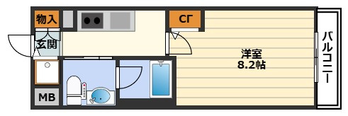 エスライズ梅田DOSHINの間取り
