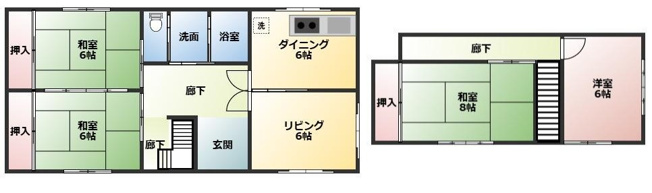 【間取り】 | 鴨川市内浦　中古戸建て