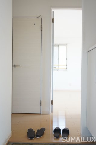 熊本市南区薄場２丁目の賃貸マンションの玄関