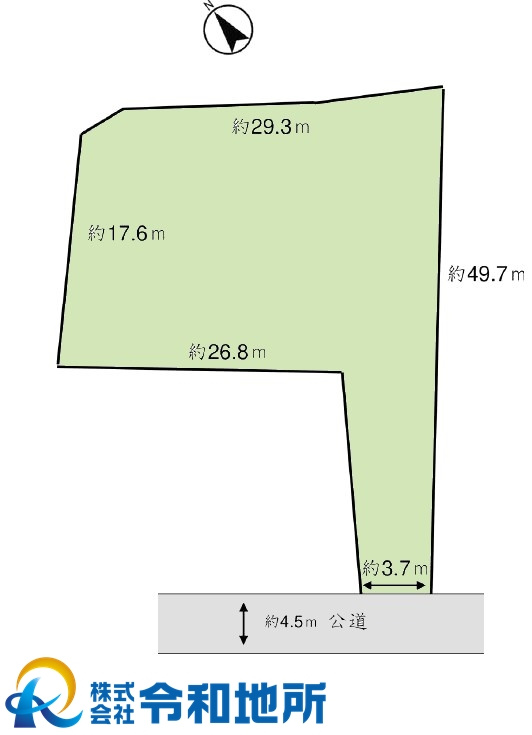 売地　藤沢市辻堂太平台1丁目の土地図