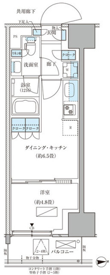 【間取り】 | パークアクシス品川天王洲アイル