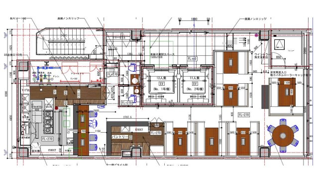 【間取り】 | 川崎駅徒歩4分 貸店舗 9階 37.27坪 焼肉居抜き