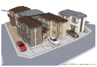 【外観パース】 | パース図はイメージであり、実際の仕様とは異なる場合がございます。