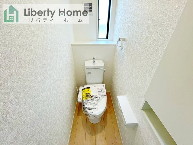 笠間市平町第4　新築戸建　1号棟のトイレ
