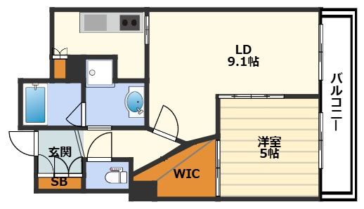 BELISTA北梅田の間取り