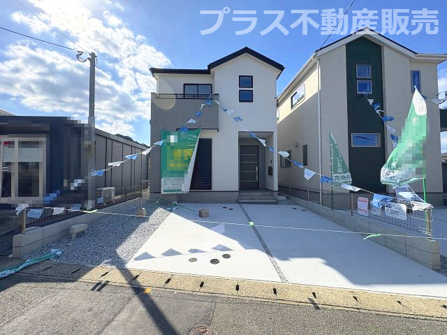 【外観】 | 春日市白水ヶ丘2丁目2期　1号棟（全2棟）【仲介手数料無料・0円】 | 現地写真。同じ物件を見るなら、プラス不動産販売にお任せ下さい。