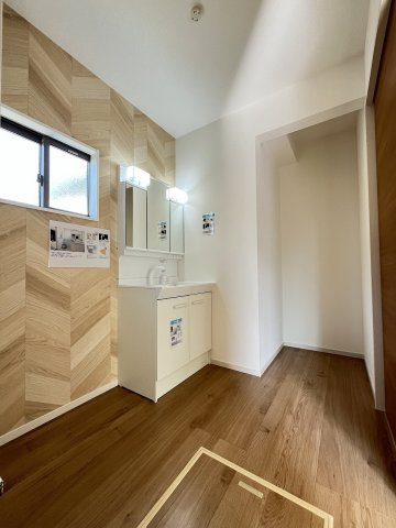 【洗面所】 | 春日市白水ヶ丘2丁目2期　2号棟（全2棟）【仲介手数料無料・0円】 | 現地写真。