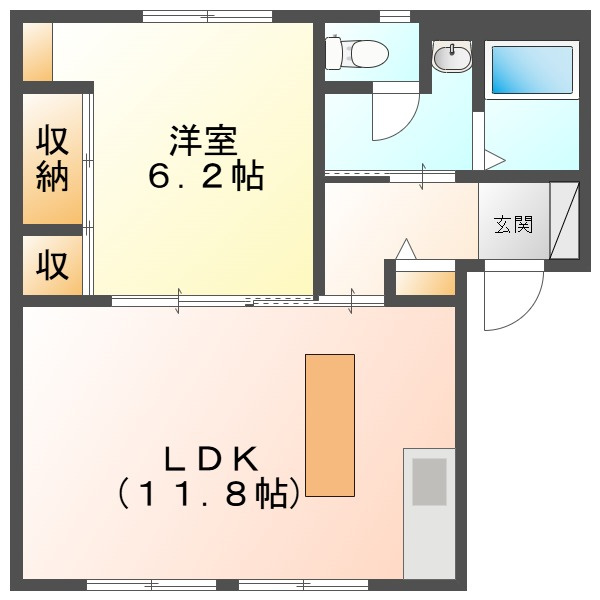 フレグランス京町の間取り