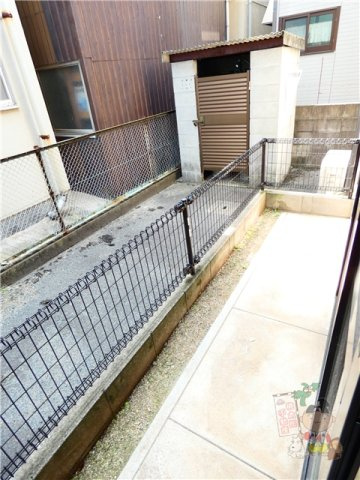 フレグランス京町のバルコニー