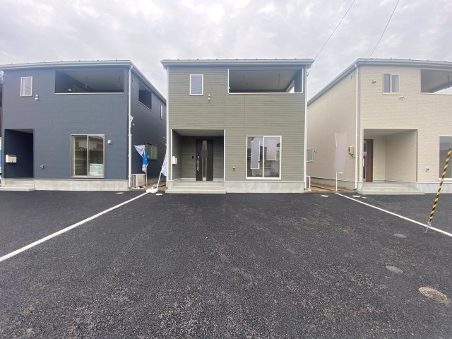 新築戸建・建売　伊達市保原町久保第3　CRADLE GARDEN　全7棟の駐車場