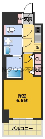 【間取り】 | S-RESIDENCE今池arcana | 間取りです。