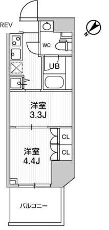 ＡＲＫＭＡＲＫ巣鴨sta.の間取り