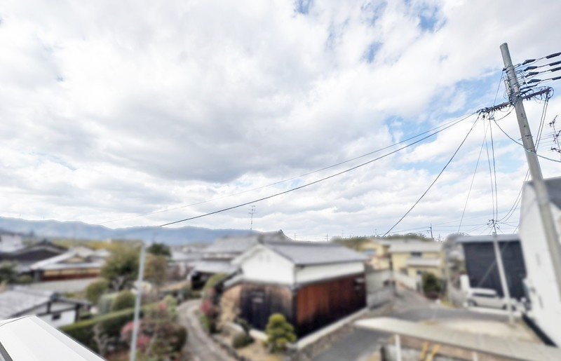 長岡京市井ノ内南内畑「西向日駅」新築戸建のバルコニー
