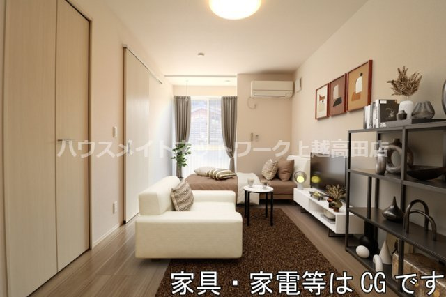 カーサ シエロの内装|洋室（イメージCG）