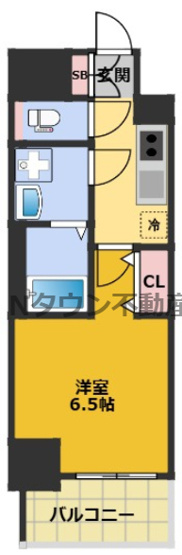 【間取り】 | S-RESIDENCE今池arcana | 間取りです。