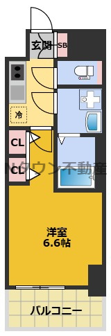 【間取り】 | S-RESIDENCE今池arcana | 間取りです。