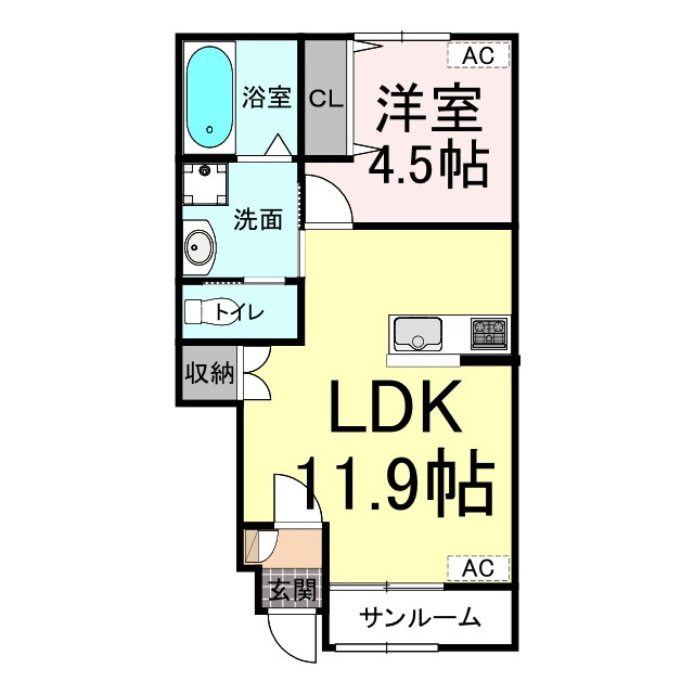 アルデバランＢ棟の間取り