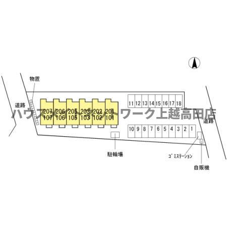 ブラオベルクの区画図|配置図