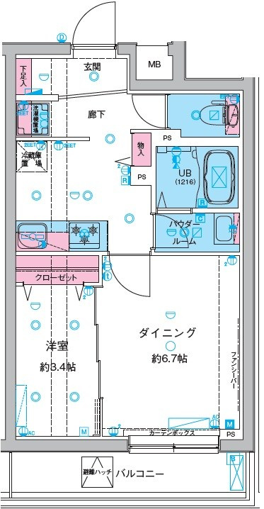 GENOVIA妙典の間取り