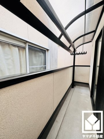 伏見区久我西出町のバルコニー