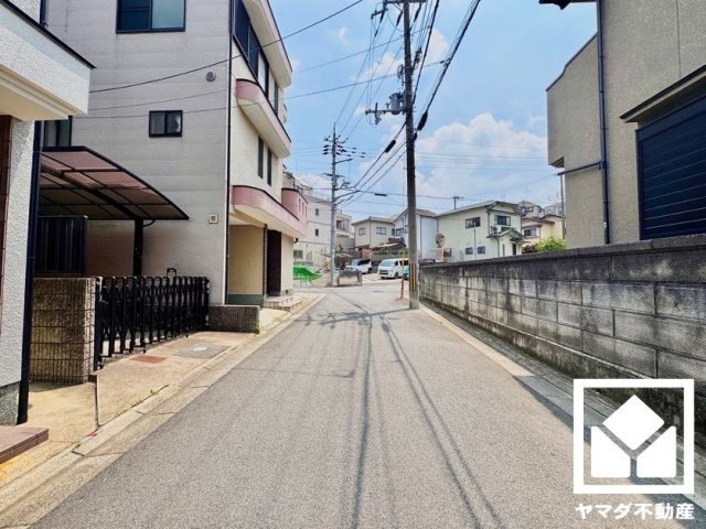 宇治市宇治池森の前面道路含む現地写真
