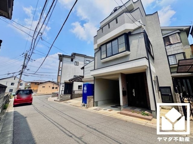 宇治市宇治池森の前面道路含む現地写真