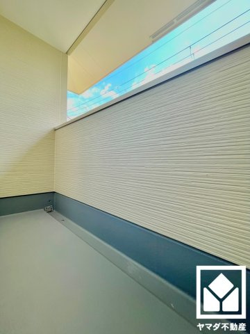 伏見区桃山町伊賀　1期　1号地のバルコニー