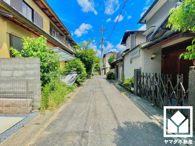 伏見区桃山町伊賀　1期　1号地の前面道路含む現地写真
