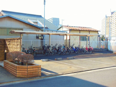屋根付駐輪場！