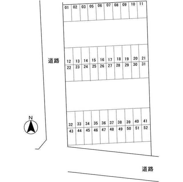 羽島郡岐南町みやまち１丁目の駐車場の間取り